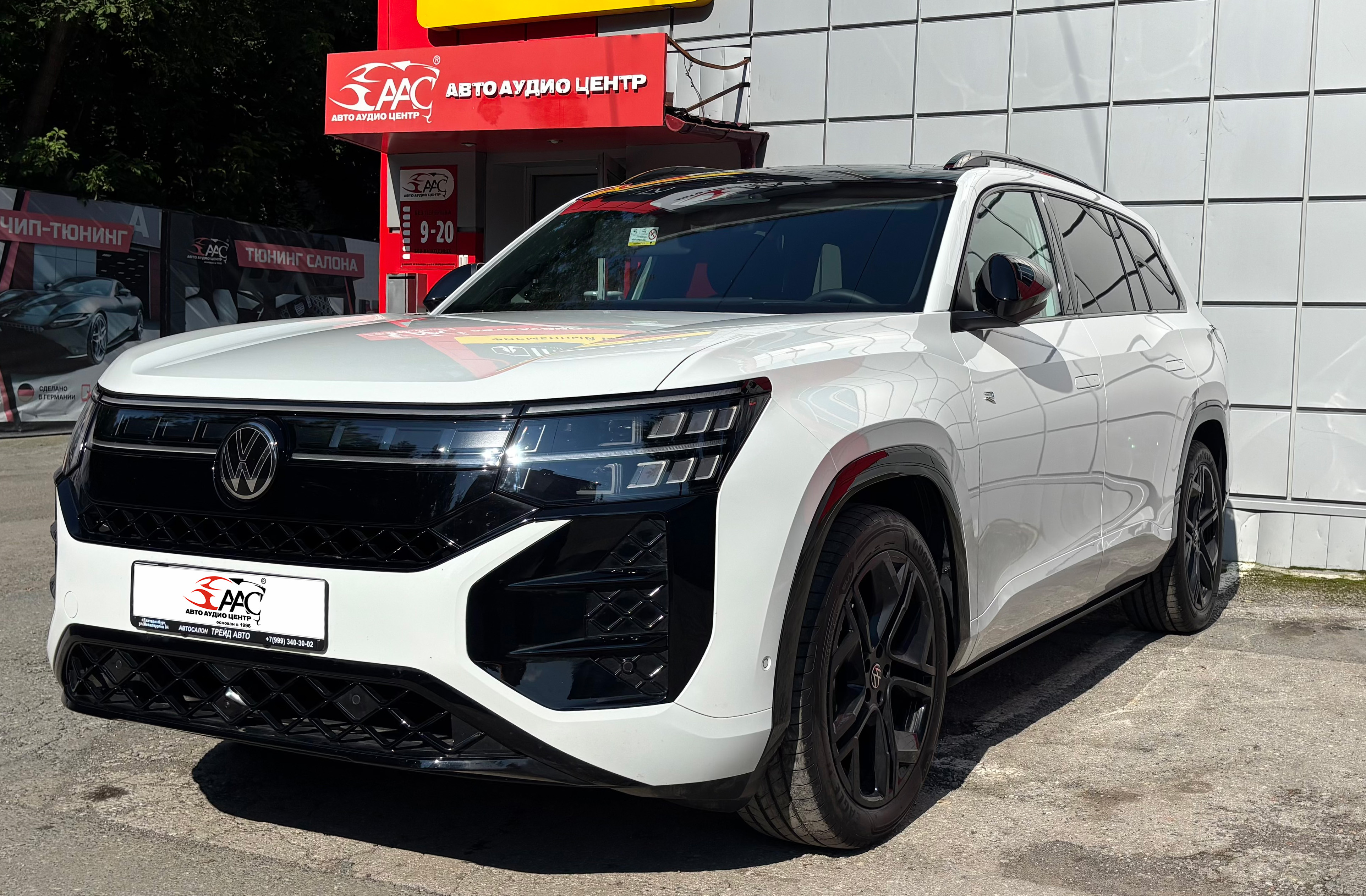Volkswagen Teramont после защиты кузова полиуретановой пленкой