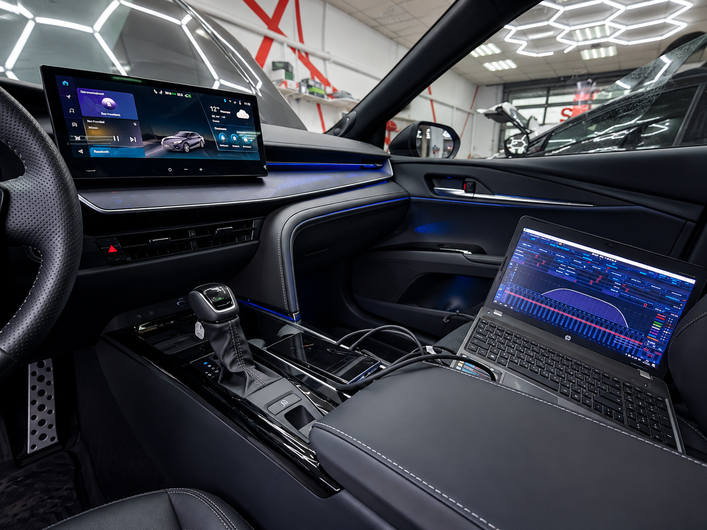 Настройка перенесённой аудиосистемы в салоне нового автомобиля