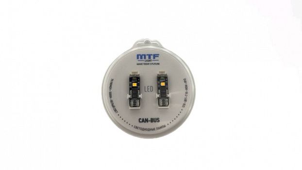 Светодиодная лампа MTF Light CAN-BUS, W5W/T10