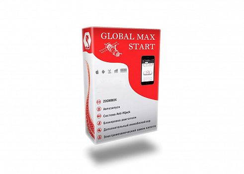 Спутниковая противоугонная защита CobraConnex Global Max Start точное отслеживание объекта по GPS, автоматическое включение режима охраны