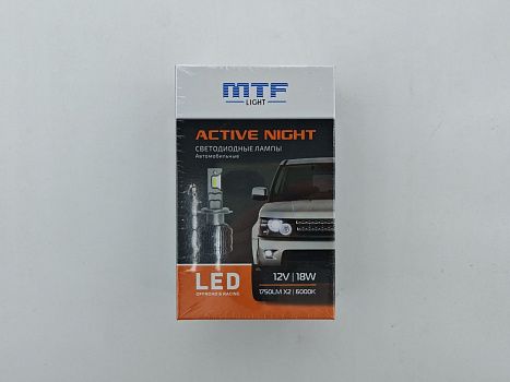 Светодиодные лампы MTF Light ACTIVE NIGHT H4/H19