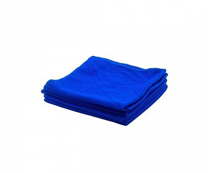 Микрофибра для стекол 400 г/м², 40×40 см (синяя)