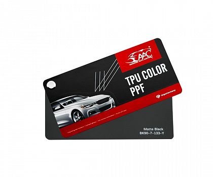 Полиуретановая цветная плёнка AAC ColorBloom Matte Black (матовая)
